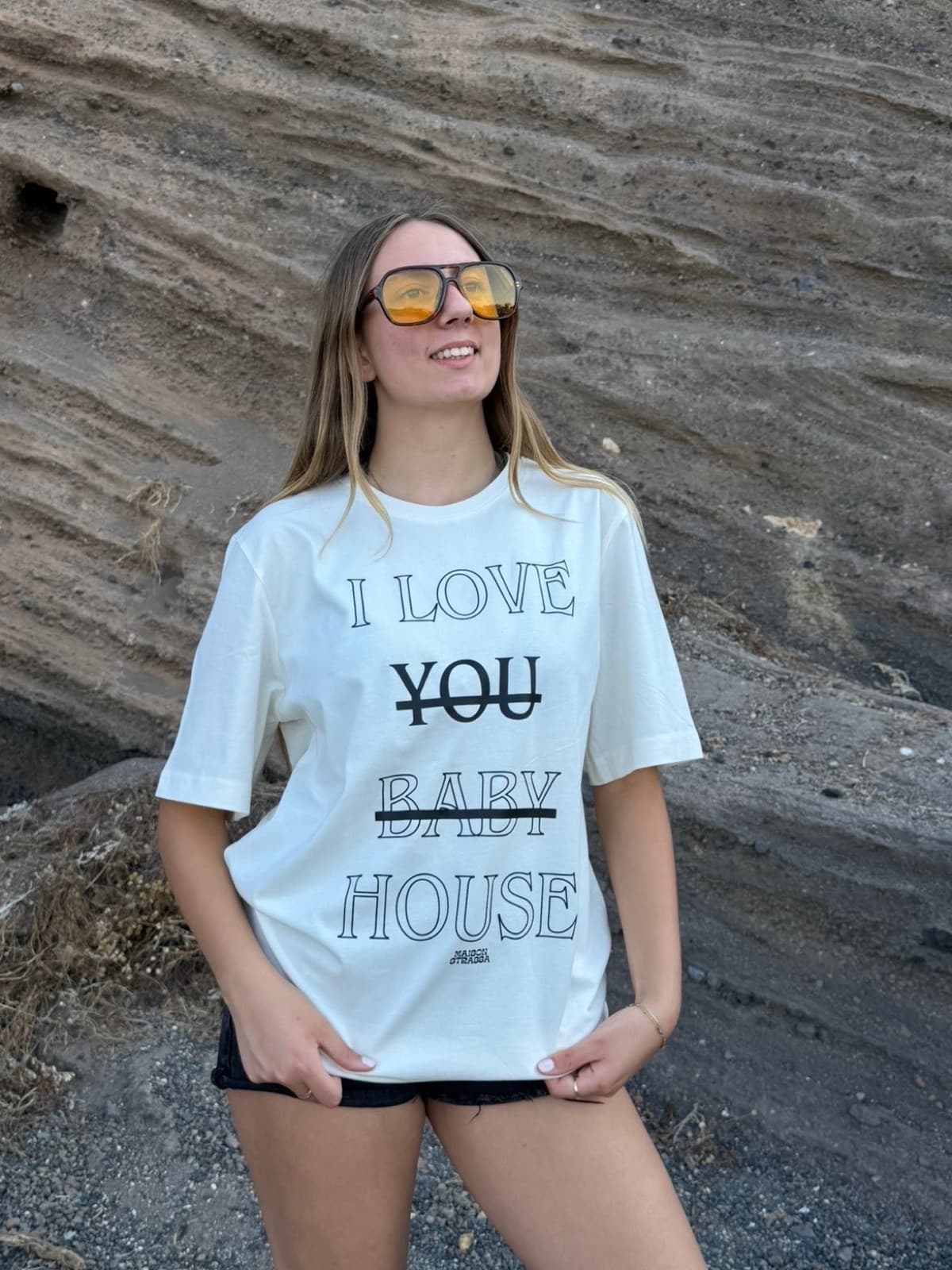 Tee I Love House — La falaise comme dancefloor